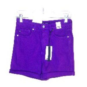 Judy Blue High Waist Tummy Control Shorts Purple Medium NWT